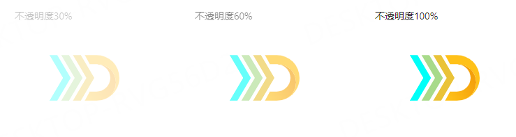 透明度示意图