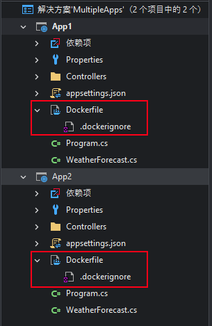 Multiple Dockerfiles